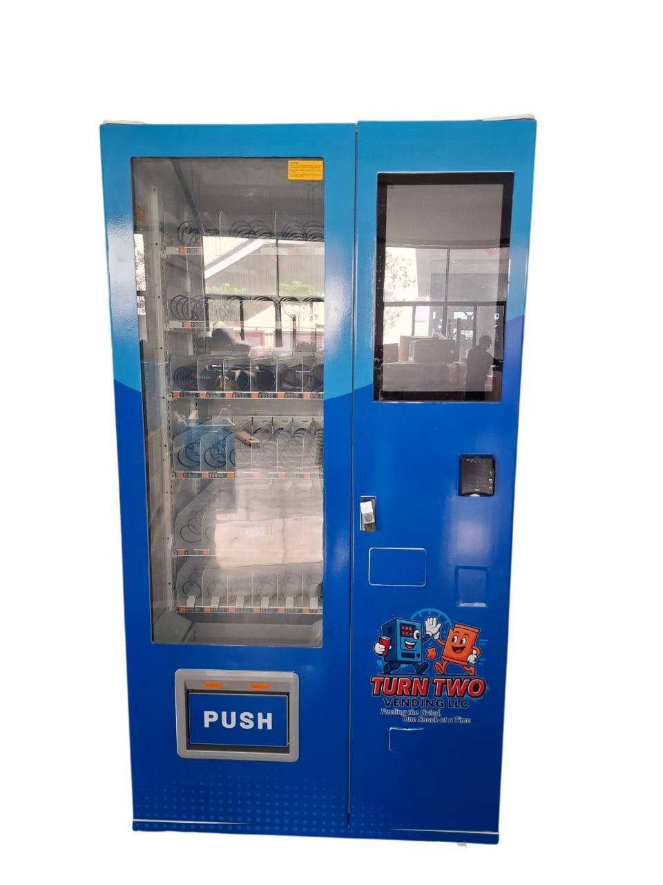 Leesburg, Virginia USA vending machine wrap